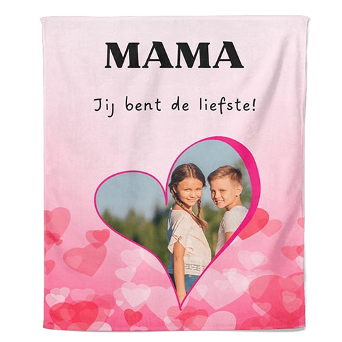 Fleecedeken met tekst als cadeau die je moeder nog niet heeft